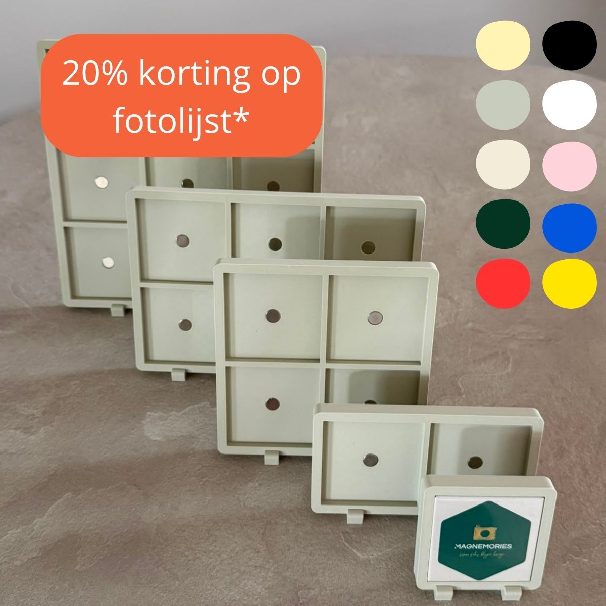 Fotomagnetenlijst